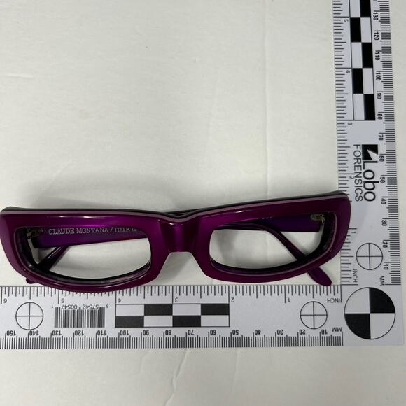Vintage Claude Montana For Alan Milki Glasses Frames Model 506 Color 637 main image 13